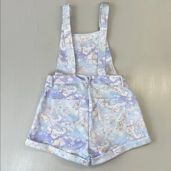 Cinnamoroll Sanrio Balloons Shortalls from Hot Topic - Picture 2 of 11